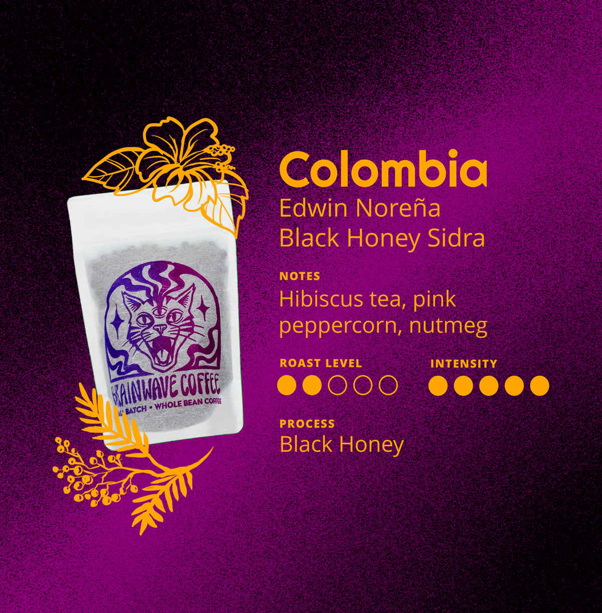 Colombia | Edwin Noreña Black Honey Sidra